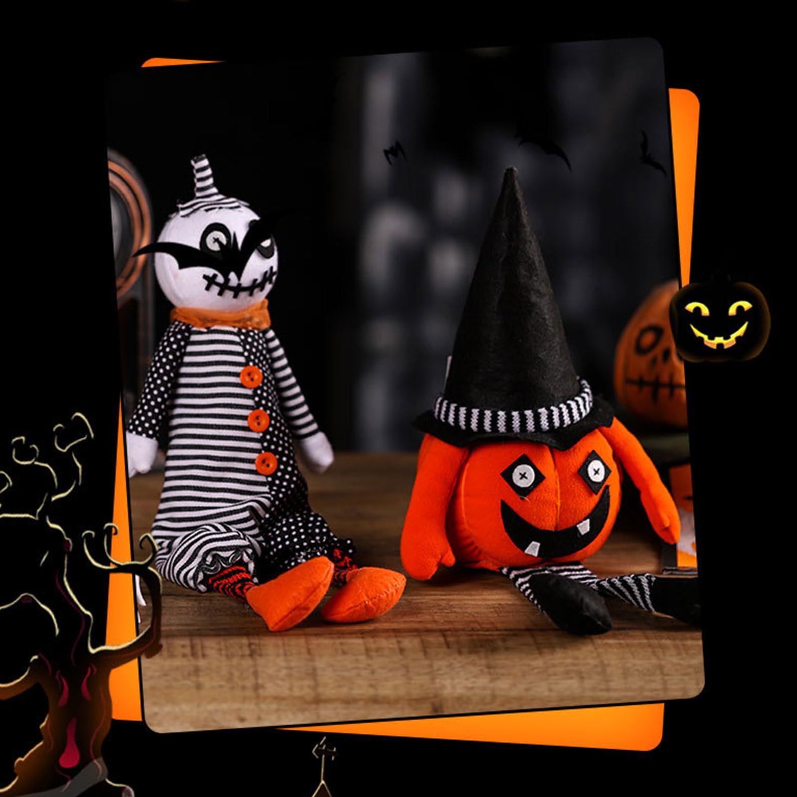 Amazon | Psdndeww ハロウィン かぼちゃ 妖怪 おもちゃ オーナメント